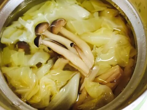 きのことキャベツのダイエットスープ